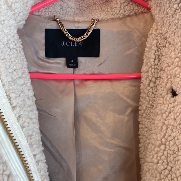 J.Crew Villa Sherpa Teddy Coat - Picture 7 of 8